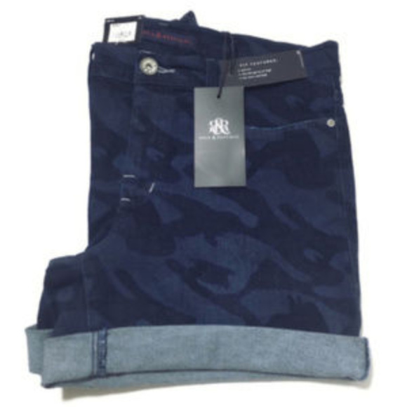 SOLD Rock & Republic Womens Blue Camo Jean Shorts - Picture 6 of 6